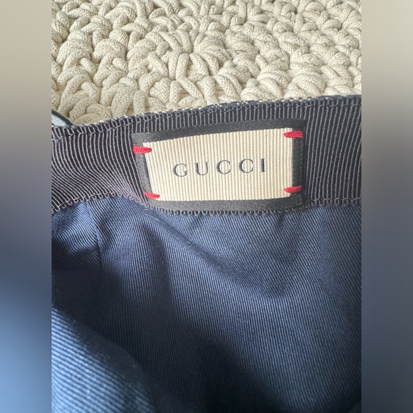 GUCCI ORIGINAL GG CANVAS BASEBALL HAT WITH WEB - Picture 6 of 12